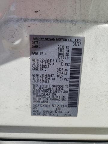 2017 NISSAN ROGUE S - 5N1AT2MTXHC872834