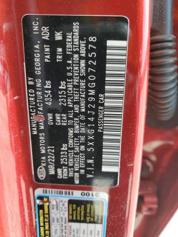 2021 KIA K5 LXS - 5XXG14J29MG072578