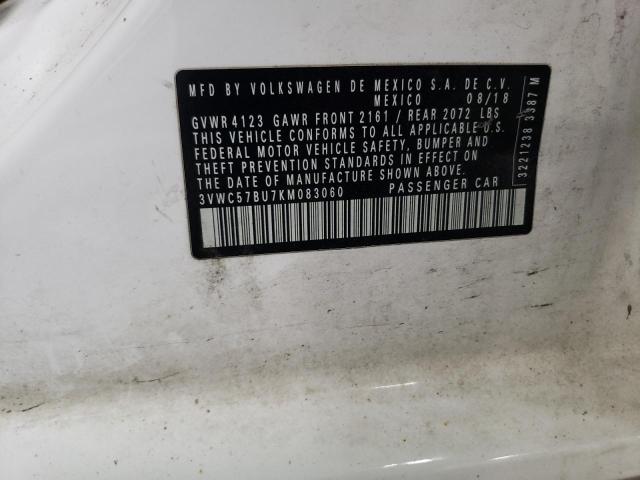 2019 VOLKSWAGEN JETTA S - 3VWC57BU7KM083060