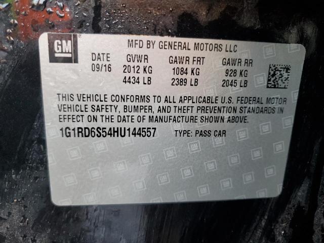 2017 CHEVROLET VOLT PREMI - 1G1RD6S54HU144557