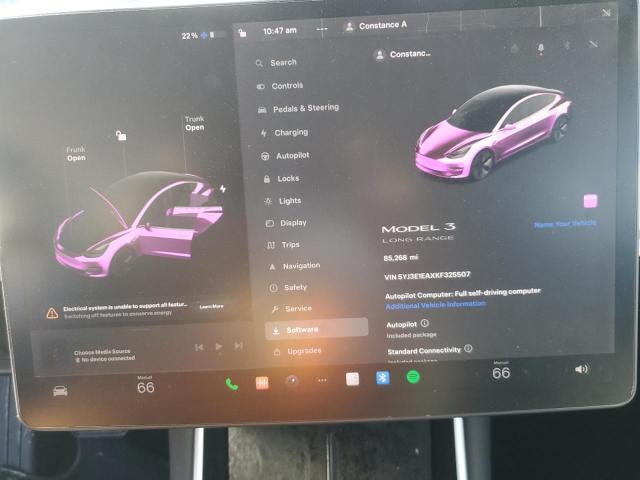 2019 TESLA MODEL 3 - 5YJ3E1EAXKF325507