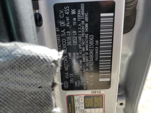 2019 KIA RIO S - 3KPA24AB0KE158063