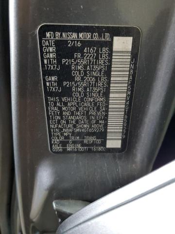 2016 NISSAN JUKE S - JN8AF5MV4GT659279
