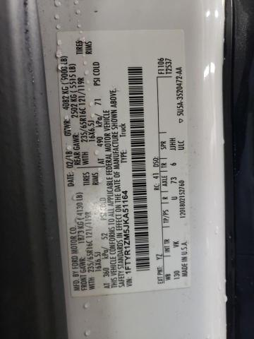 2018 FORD TRANSIT T- - 1FTYR1ZM5JKA51164