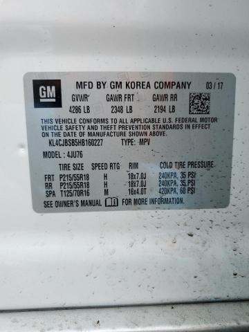 2017 BUICK ENCORE PRE - KL4CJBSB5HB160227