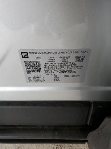 2022 CHEVROLET EQUINOX LS - 3GNAXHEV8NS105055