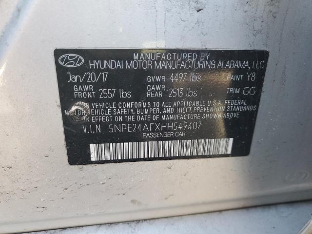 2017 HYUNDAI SONATA SE - 5NPE24AFXHH549407