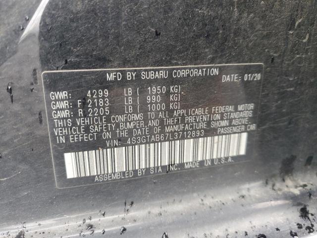 2020 SUBARU IMPREZA - 4S3GTAB67L3712893