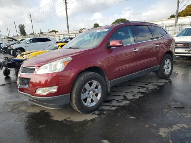 CHEVROLET TRAVERSE L 2010 burgundy  gas 1GNLRFED0AJ263898 photo #1