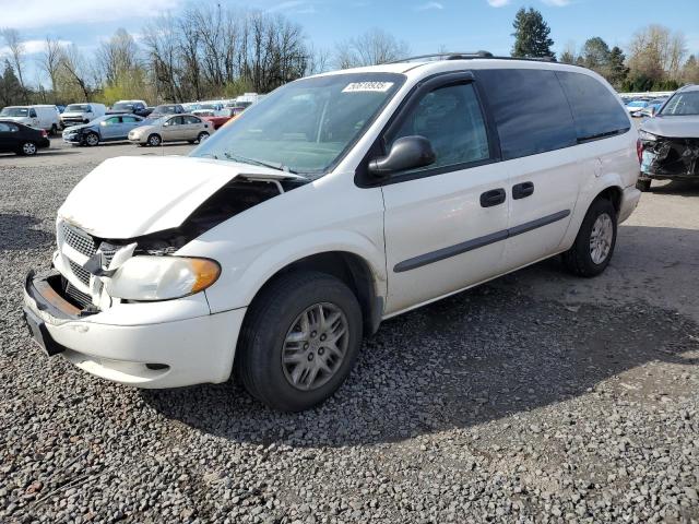 DODGE GRAND CARA 2004 white extended gas 1D4GP24R74B526184 photo #1