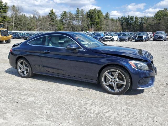 Vin: wddwj4kb0hf512725, lot: 50413955, mercedes-benz c-class 300 4matic 20174