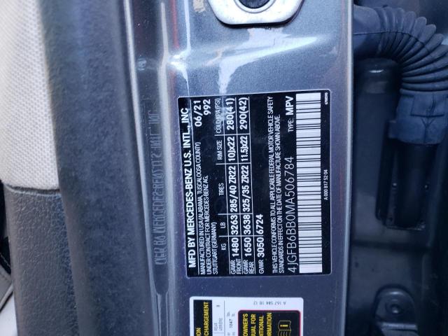 2021 MERCEDES-BENZ GLE AMG 53 4JGFB6BB0MA506784