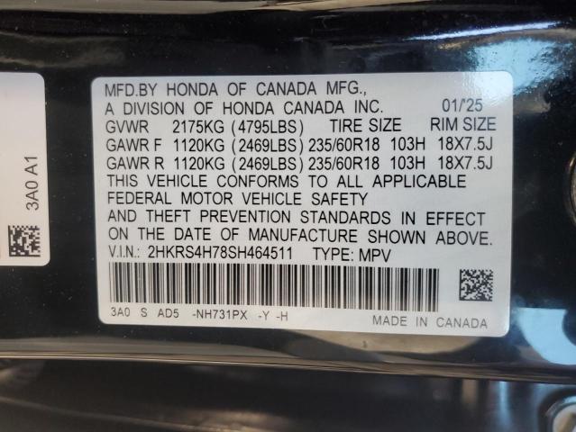 2025 HONDA CR-V EXL 2HKRS4H78SH464511