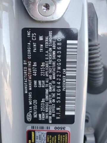 2021 KIA K5 GT LINE - 5XXG64J27MG043680