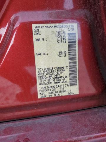 2017 NISSAN ALTIMA 2.5 - 1N4AL3APXHC166776