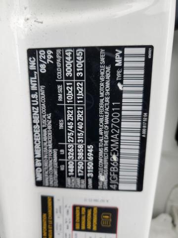 2021 MERCEDES-BENZ GLE AMG 53 4JGFB6BEXMA270011
