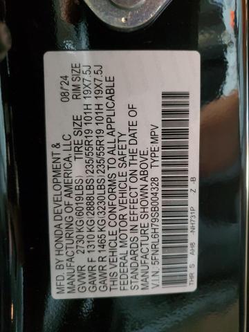 2025 HONDA ODYSSEY SP 5FNRL6H79SB004328