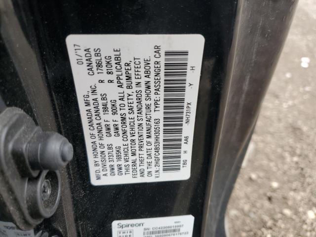 2017 HONDA CIVIC LX - 2HGFC4B53HH305163