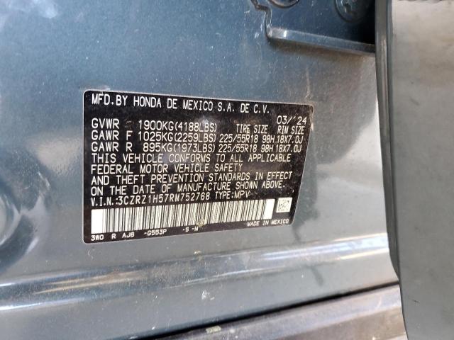 2024 HONDA HR-V SPORT - 3CZRZ1H57RM752768