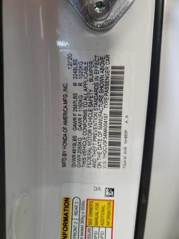 2021 HONDA ACCORD HYB - 1HGCV3F54MA004167