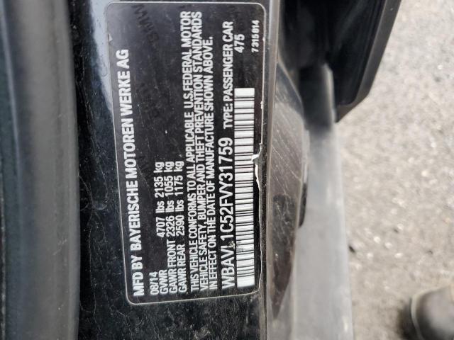 2015 BMW X1 XDRIVE2 - WBAVL1C52FVY31759