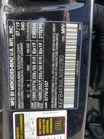 2020 MERCEDES-BENZ GLE 350 4M - 4JGFB4KB6LA080280