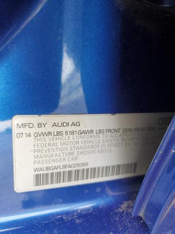 2015 AUDI S4 PREMIUM - WAUBGAFL8FA029399