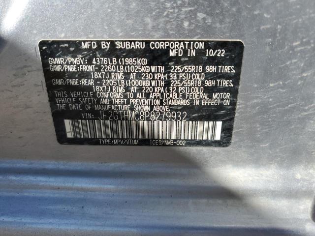 2023 SUBARU CROSSTREK - JF2GTHMC8P8279932