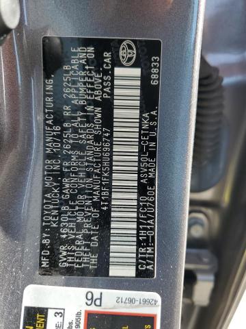 2017 TOYOTA CAMRY LE - 4T1BF1FK5HU696747