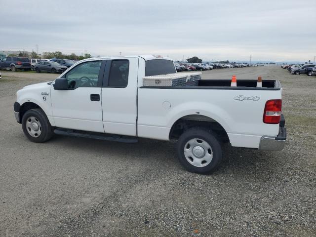 FORD F150 2008 white  gas 1FTRX14W88KD72631 photo #3