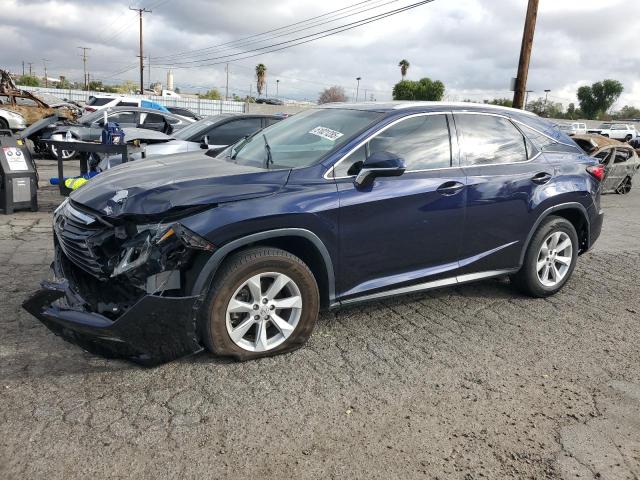 LEXUS RX 350 2016 blue  gas 2T2ZZMCA8GC017083 photo #1