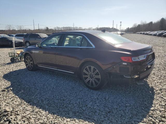 Vin: 1ln6l9np1k5613158, lot: 48757115, lincoln continentl reserve 20192