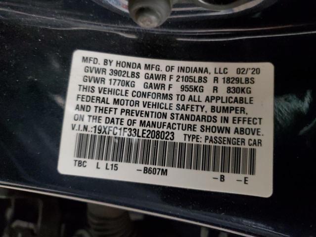 2020 HONDA CIVIC EX - 19XFC1F33LE208023
