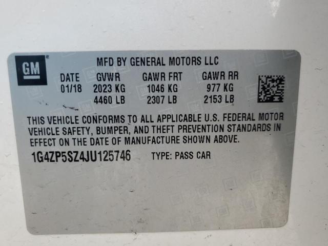 2018 BUICK LACROSSE E 1G4ZP5SZ4JU125746
