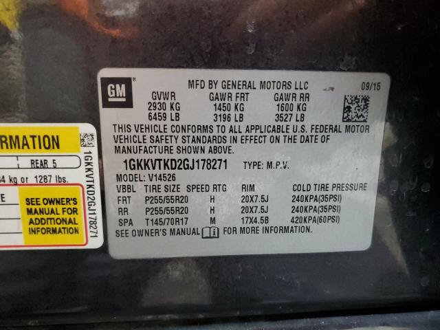 2016 GMC ACADIA DEN - 1GKKVTKD2GJ178271