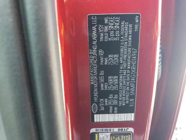 2024 HYUNDAI SANTA FE S 5NMP24G1XRH014967