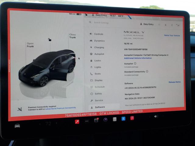 2024 TESLA MODEL Y 7SAYGDEE4RF118158