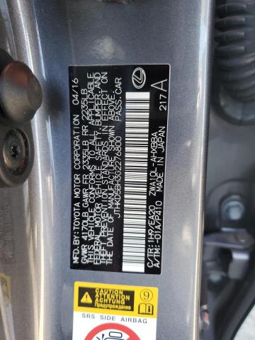 2016 LEXUS CT 200 JTHKD5BH3G2276800