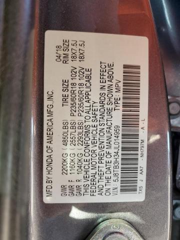 2018 ACURA RDX 5J8TB3H34JL014959