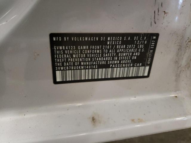 2019 VOLKSWAGEN JETTA S - 3VWCB7BU0KM140143