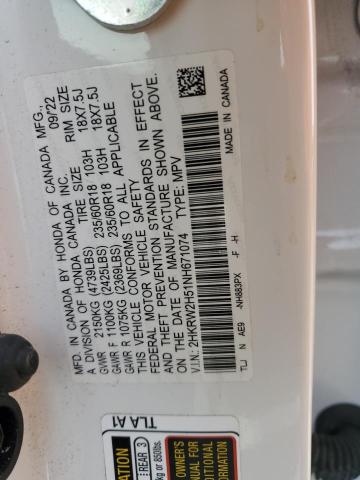 2022 HONDA CR-V EX - 2HKRW2H51NH671074