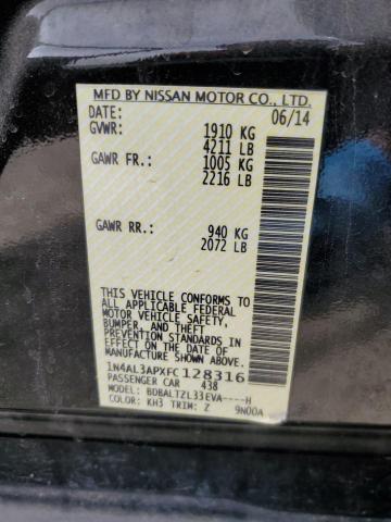 1N4AL3APXFC128316 2015 NISSAN ALTIMA