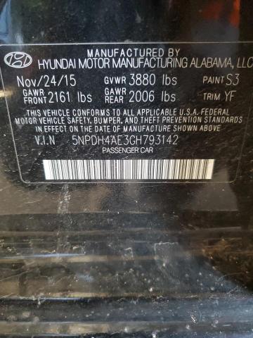 2016 HYUNDAI ELANTRA SE - 5NPDH4AE3GH793142