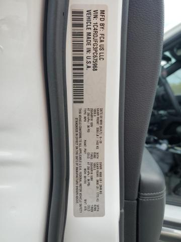 2023 DODGE DURANGO PU 1C4RDJFG3PC675968