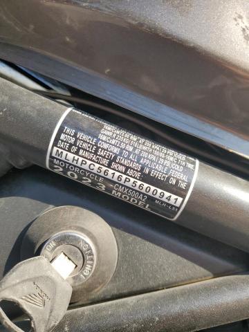 2023 HONDA CMX500 MLHPC5616P5600941