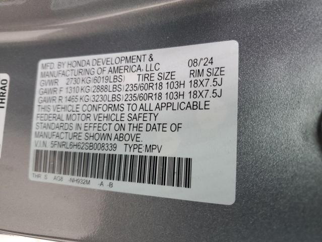 2025 HONDA ODYSSEY EX #3305400342