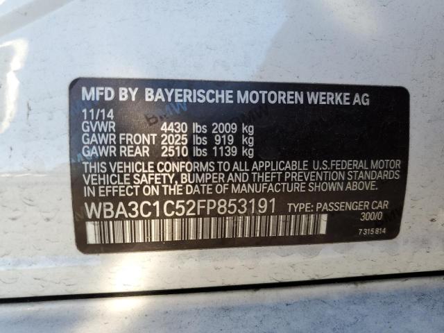 2015 BMW 328 I SULE - WBA3C1C52FP853191