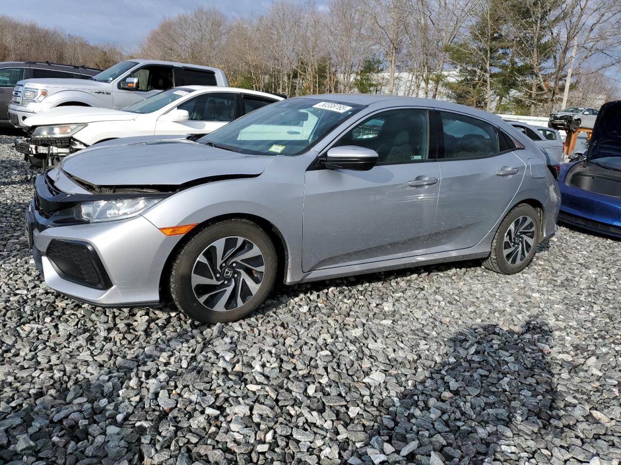 Lot #3160204402 2019 HONDA CIVIC LX