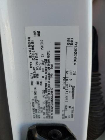 2019 FORD F150 SUPER - 1FTEW1E49KKC90817