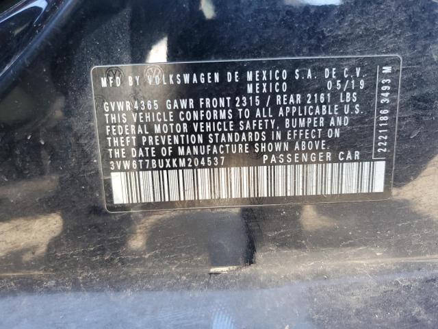2019 VOLKSWAGEN JETTA GLI - 3VW6T7BUXKM204537